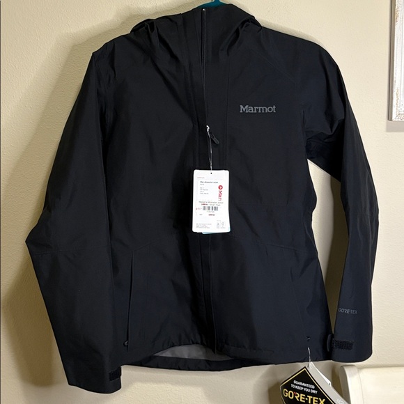 Marmot Women’s Black Minimalist Jacket Size Small NWT - Picture 1 of 9